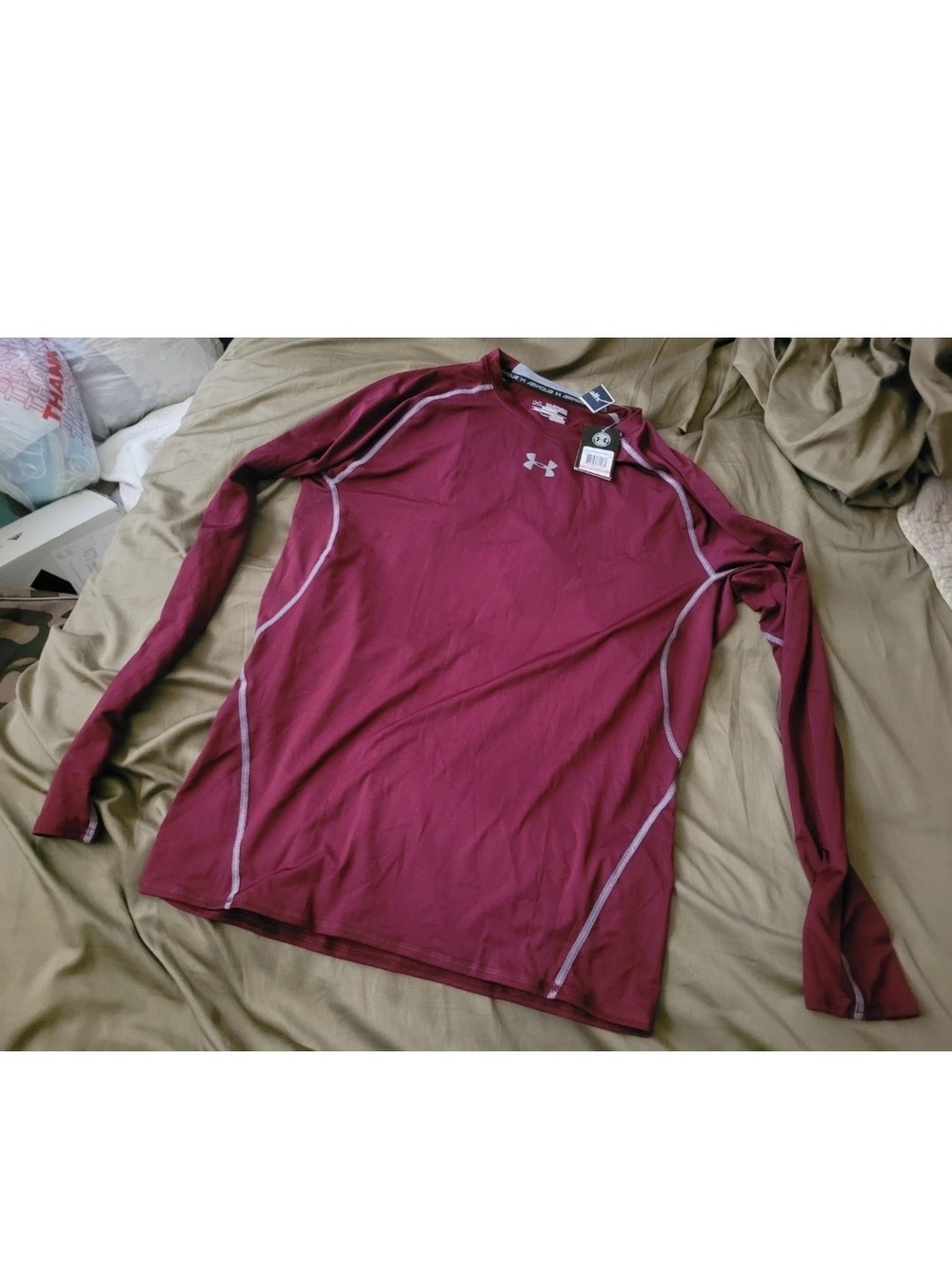 Brand-New With Tags Men's Under Armour Compression Long-Sleeve T-Shirt Size 3XL